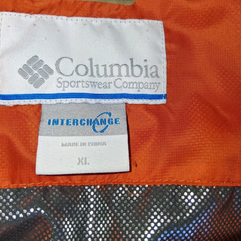Men's Columbia Omni-Heat Infinity Orange Puffy Coat Size XL